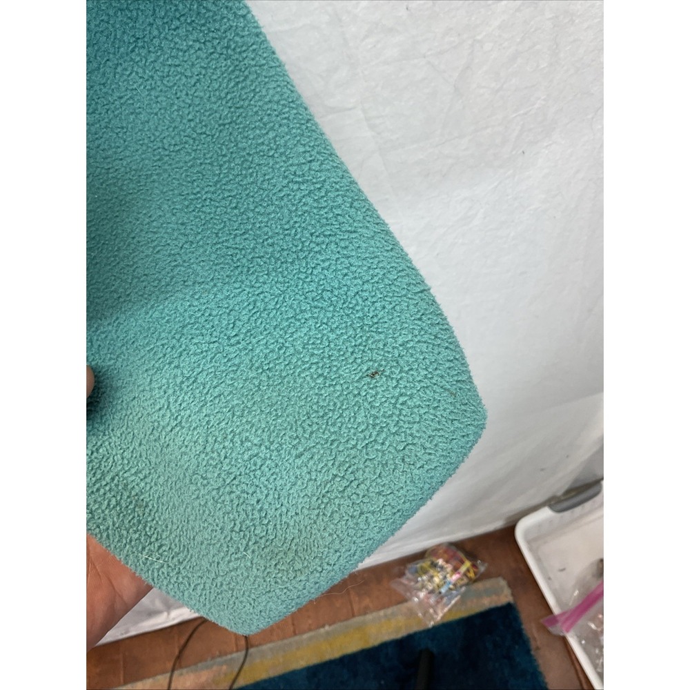 Patagonia Synchilla Womens L Teal Green Snap T Fleece Pullover Hiking Camping - Picture 3 of 11